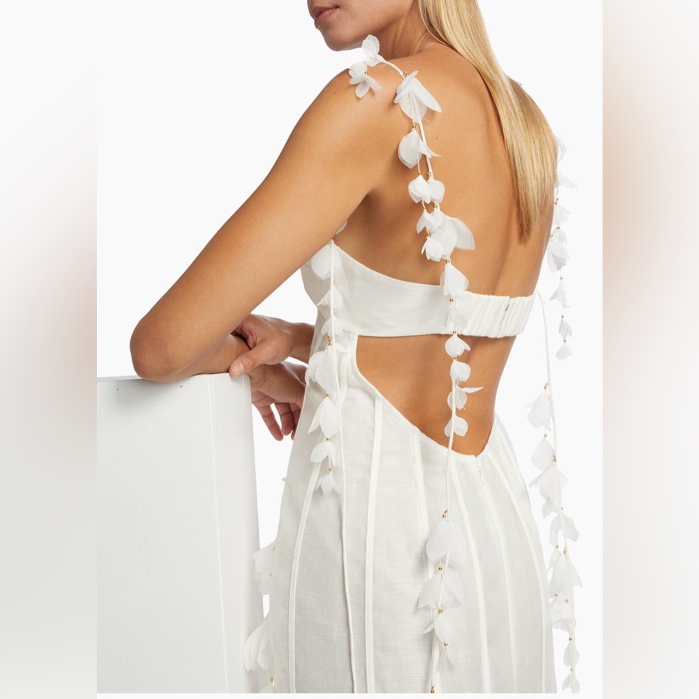 Zimmermann White Strapless Dress - Picture 4 of 11